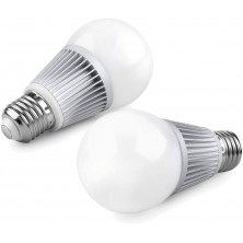 (Pack of 2, Warm White) Sunshine 7W E26 12V A19 LED Bulb Light, 600lm, 60 Watt Incandescent Bulbs Replacement, light bulb , Solar Powered LED Bulbs, Off Grid LED Bulbs (7 Watts)